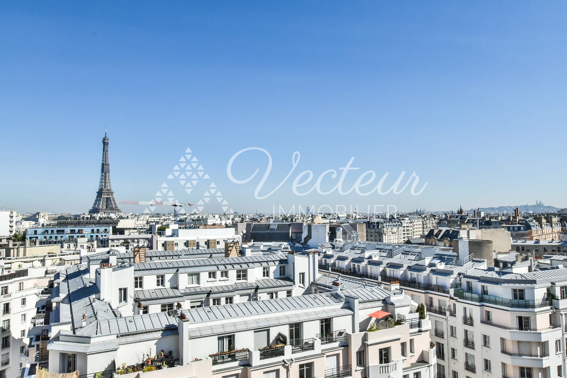 Vue Tour Eiffel immobilier Paris 15