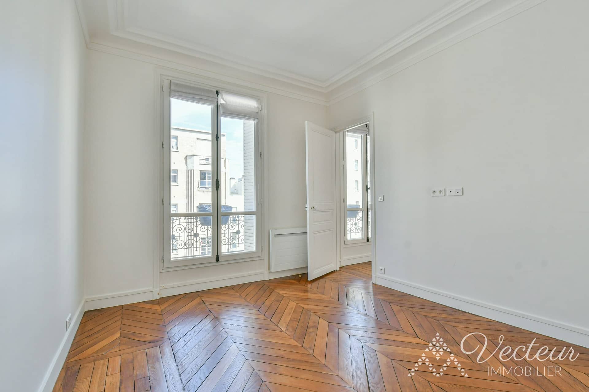 Chambre d'un appartement à Paris 15ème