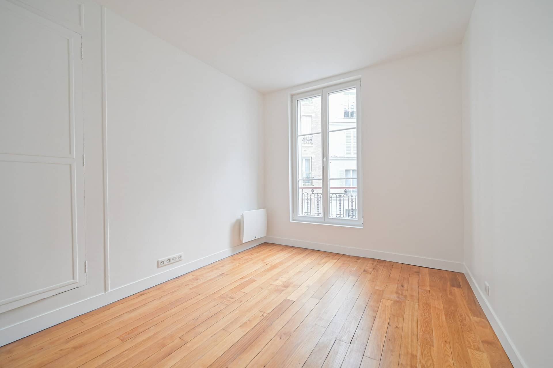 Chambre à coucher d'un appartement situé à Paris 15ème Motte Picquet Grenelle