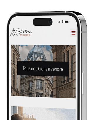 iPhone Vecteur immobilier